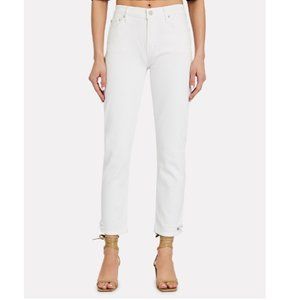 Agolde Women's Straight Leg Jeans - White